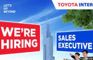 Kesempatan Karir di Toyota Intercom Padang! Lowongan Sales Executive Dibuka!