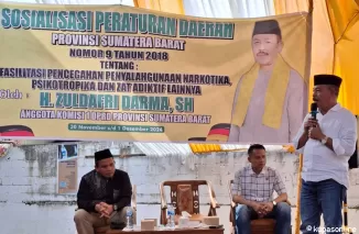 Komitmen Tegas DPRD Sumbar Perangi Narkoba Melalui Sosialisasi Perda di Tanah Datar