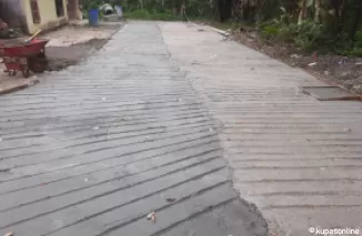 Pekerjaan Lanjutan Rabat Beton Jalan Usaha Tani Dusun Surian Gadang Hampir Rampung