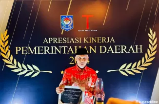 Pemprov Sumbar Raih Penghargaan Nasional Bidang Pelayanan Publik dari Kemendagri