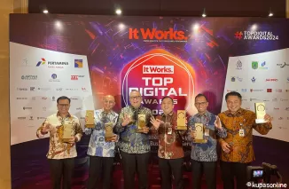 Perumda Air Minum Kota Padang Raih 4 Penghargaan di Ajang Bergengsi TOP Digital Awards 2024