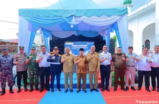 Wali kota Tanjung Balai, H. Waris Tholib Menghadiri Peresmian Pengoperasian Pos Jaga Dan Palang Pintu Perlintasan Kereta Api