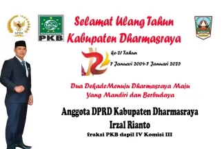 Anggota DPRD Kabupaten Dharmasraya  Irzal Rianto