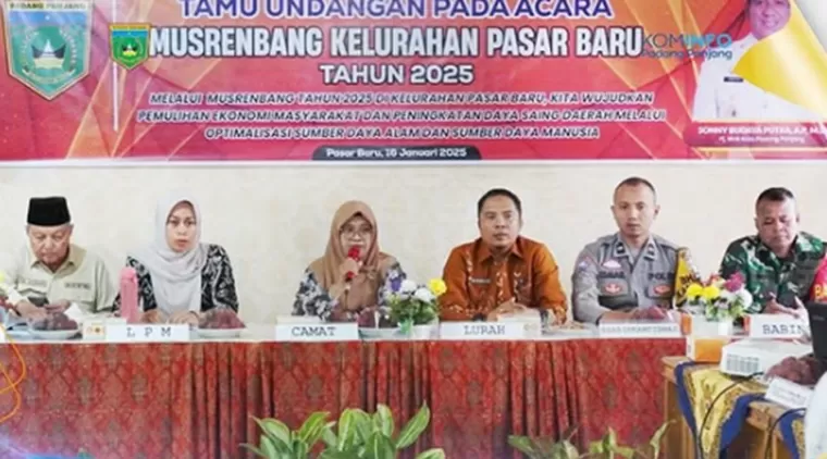 12 Usulan Dibahas di Musrenbang Kelurahan Pasar Baru, Fokus pada Fisik dan Sosial Budaya