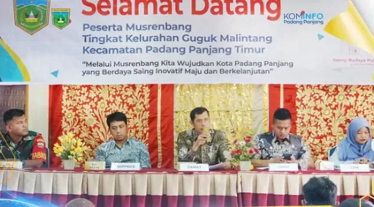 27 Usulan Dibahas dalam Musrenbang Kelurahan Guguk Malintang, Fokus pada Peningkatan Kualitas Lingkungan