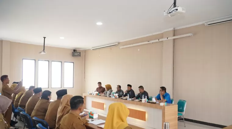 Dinas Pendidikan Payakumbuh Sambut Kurker Komisi C DPRD, Senin 20 Januari 2025.