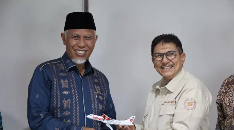 Gubernur Mahyeldi Ajak Lion Grup Perkenalkan Rute Baru Padang-Mentawai untuk Perbaiki Akses Transportasi Udara