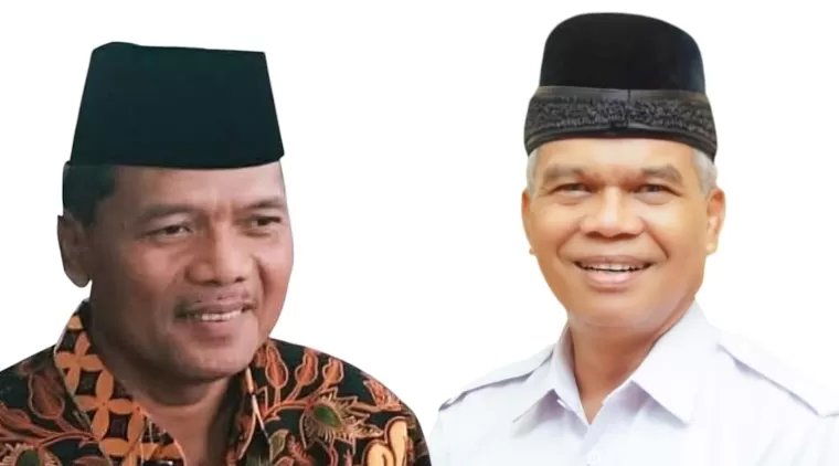 Ex Bupati kabupaten Limapuluh Kota Ir.H.Irfendi Arbi.MP dan calon anggota DPRD Limapuluh Kota Zulhikmi PAW Deni Asra.