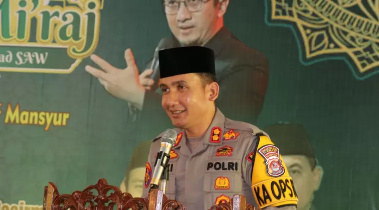 Kapolres Lebak Hadiri Peringatan Isra Mi'raj 1446 H di Ponpes Nurul Falah Kp Pasir Malang