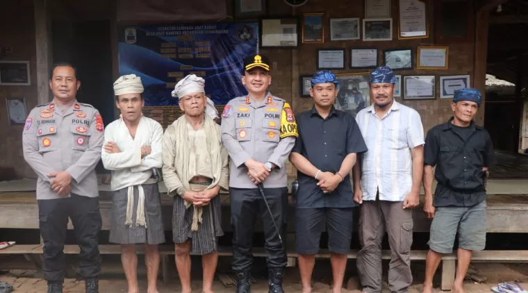 Libur Panjang, Kapolres Lebak Cek Langsung Pengamanan Obyek Wisata Suku Adat Baduy