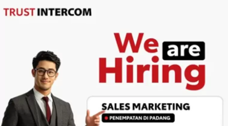 Lowongan Kerja Januari 2025! Jadi Bagian dari Tim Trust Intercom sebagai Sales Marketing