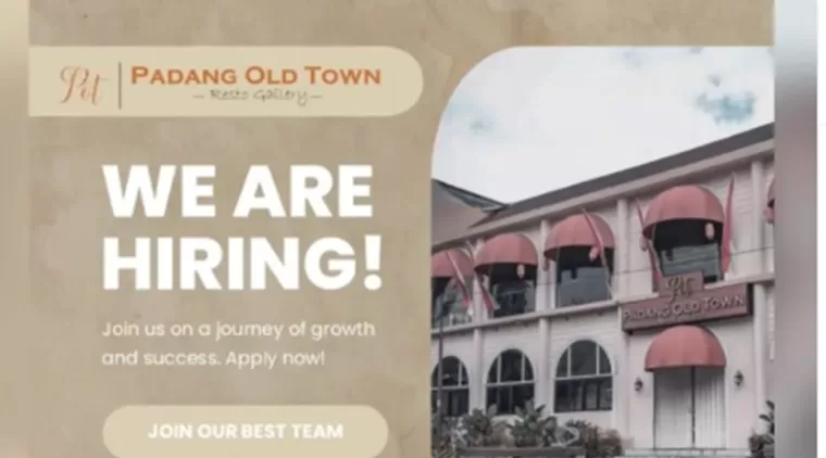 Lowongan Kerja Terbaru Januari 2025, Padang Old Town Buka Posisi Cook dan Butcher!