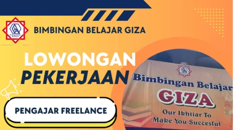 Lowongan Pengajar Freelance Bimbingan Belajar Giza, Dibuka Hingga 15 Januari 2025!