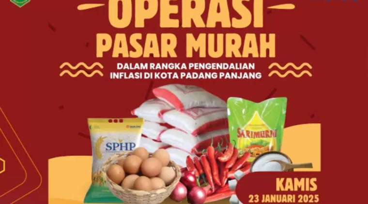 Pemko Padang Panjang Gelar Operasi Pasar Murah untuk Antisipasi Kenaikan Harga Cabai Merah