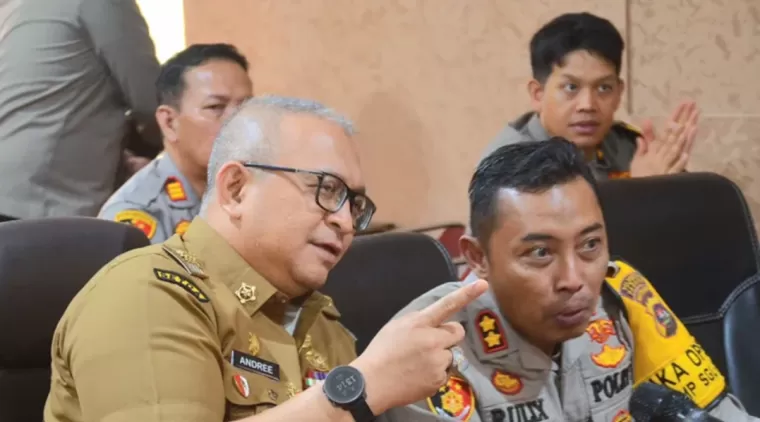 Pj Wali Kota Padang Andree Algamar Ikuti Rakor Ketahanan Pangan Secara Daring