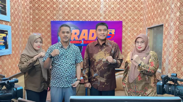 Podcast Bersama Radio Gema Randik 97 FM, Kadis Dikbud Muba Siap Saling Support Sukseskan MBG di Muba