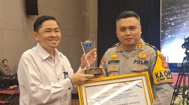 Polres Muba Raih Peringkat Pertama Predikat Kepatuhan Opini Penyelenggaraan Pelayanan Publik Tahun 2024