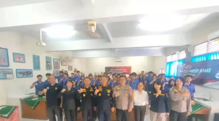 Program Minggu Kasih, Wakarumkit Polda Bali Sampaikan pentingnya menjaga Harkamtibmas di Lingkungan