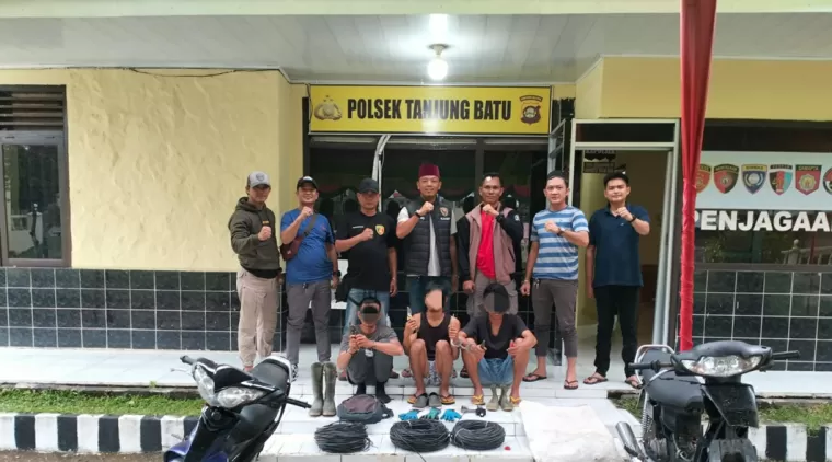 Tim Rimau Polsek Tanjung Batu Ringkus curat Nilai Kerugian Rp.75 Juta