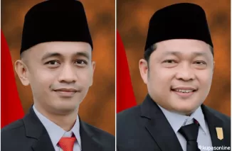 Ketua DPC Gerindra Dharmasraya Rosandi Sanjaya putra dan sekaligus anggota DPRD Ketua Komisi II bersama anggota DPRD Muhammad Yasin komisi II dari dalil IV