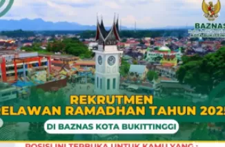 BAZNAS Kota Bukittinggi Buka Lowongan Relawan! Kesempatan Emas untuk Berkontribusi