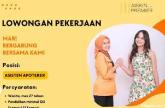 Bergabung dengan Aiskin Premier Padang Sebagai Asisten Apoteker, Yuk Daftar!