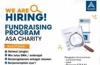 Buka Kesempatan! Asa Charity Cari Fundraising Program, Cek Syaratnya di Sini