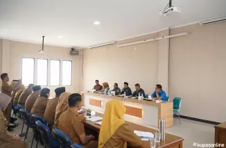 Dinas Pendidikan Payakumbuh Sambut Kurker Komisi C DPRD, Senin 20 Januari 2025.