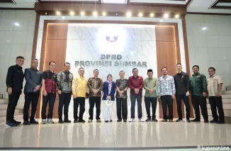 DPRD Kabupaten Muaro Jambi Lakukan Kunjungan Kerja ke DPRD Provinsi Sumatera Barat Bahas Perizinan dan Investasi Daerah