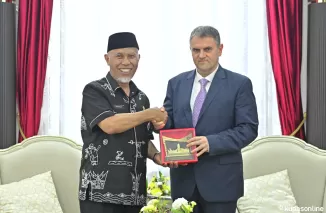 Dubes Romania Temui Gubernur Sumbar untuk Membahas Sejumlah Rencana Kerjasama