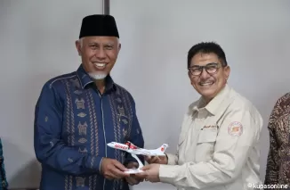 Gubernur Mahyeldi Ajak Lion Grup Perkenalkan Rute Baru Padang-Mentawai untuk Perbaiki Akses Transportasi Udara