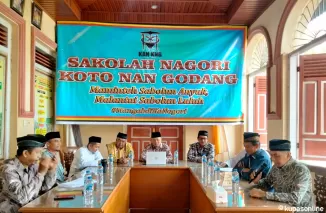 Ketua DPRD Payakumbuh Wirman Putra Ajak Masyarakat Mendukung Keberadaan Sekolah Nagari.