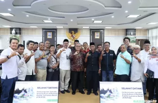 Ketua DPRD Sumbar Muhidi Terima Audiensi Perkumpulan Jurnalis Keterbukaan Informasi Publik (PJKIP) Sumbar