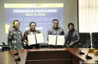 Kolaborasi Baru FPP UNP dan Perumda Padang Sejahtera Mandiri, Tanda Tangani MoU dan MoA