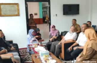 Komisi A DPRD Tinjau Kondisi Kantor Dinas Perpustakaan Dan Kearsipan, Senin 20 Januari 2025.