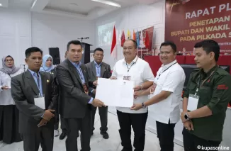 KPU Asahan Tetapkan Taufik Zainal Abidin dan Rianto Sebagai Pasangan Calon Terpilih