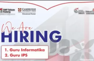 Lowongan Guru SMP Telkom Padang, Informatika dan IPS Dibutuhkan Segera!