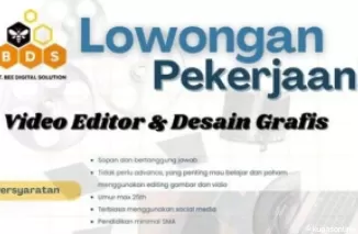 Lowongan Kerja Menarik di PT. Bee Digital Teknologi! Video Editor & Desain Grafis dengan Gaji & Benefit Menarik