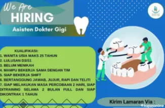 Lowongan Terbaru! Bergabung dengan Maryam Dental Care, Nikmati Fasilitas Menarik!