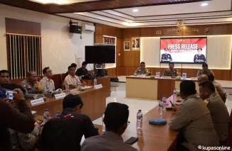 Polres Mentawai Gelar Pess Relase Akhir Tahun 2024