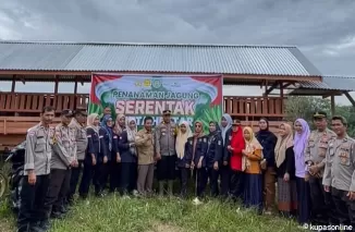 Polsek Sungai Rumbai Sukseskan Program Ketahanan Pangan