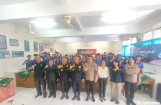 Program Minggu Kasih, Wakarumkit Polda Bali Sampaikan pentingnya menjaga Harkamtibmas di Lingkungan