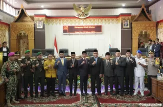 Rapat Paripurna Hut Kabupaten Solsel ke-21 Dihadiri Berbagai Elemen Masyarakat