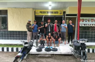 Tim Rimau Polsek Tanjung Batu Ringkus curat Nilai Kerugian Rp.75 Juta