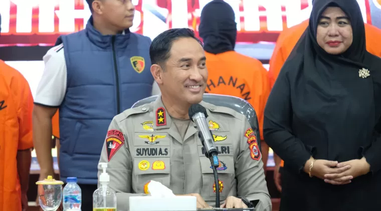 10 Pelaku Penambang Emas Tanpa Izin Diringkus Ditreskrimsus Polda Banten