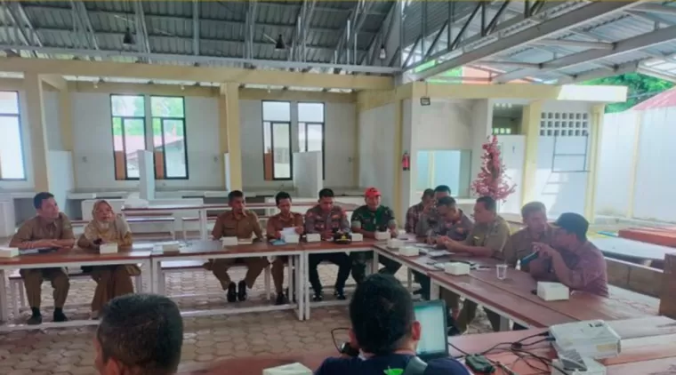 Babinsa 02/Sjj Hadiri Rakor Persiapan Bazar Hari Jadi Sijunjung Ke 76