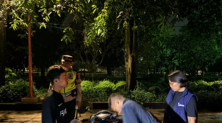 Cegah Gangguan Kamtibmas Polsek Denpasar Barat Gencarkan Patroli Malam Minggu