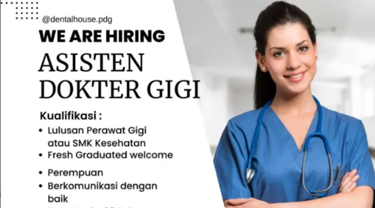 Dokter House Padang Buka Lowongan untuk Perempuan, Simak Persyaratannya!