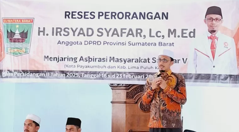 DPRD Sumbar Serap Aspirasi Warga Pangkalan dalam Reses di Masjid Amaliyah