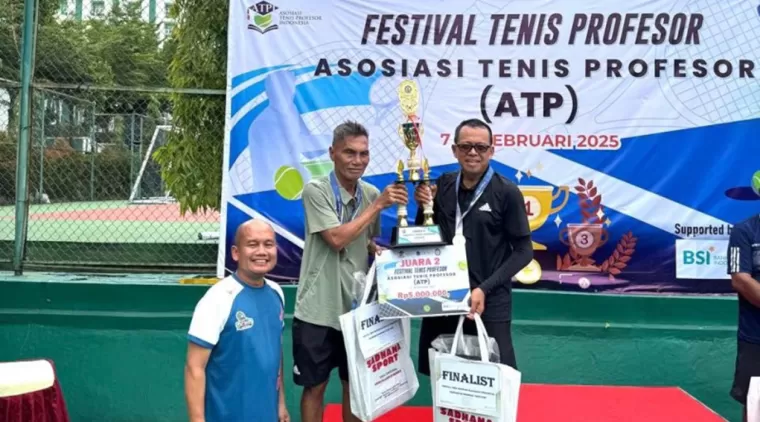 Ganda Tenis UNP Raih Runner-up di Kejurnas ATPI 2025